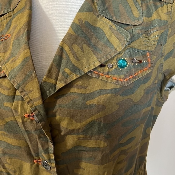 Victoria Secret embellished camo jacket - Picture 3 of 9